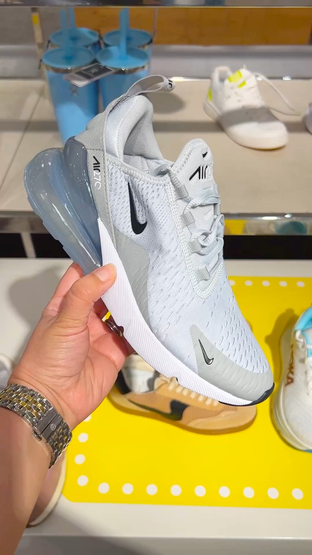 This Nike Air Max 270 sneaker style has been a favorite for several years so I was happy to see them included in this year’s Nordstrom Anniversary Sale! They’re on sale $40 off right now and there are still quite a few sizes left. Available in this neutral gray color combo as well as a pretty shade of lavender. Perfect for athleisure outfits! 

#LTKSaleAlert #LTKActive #LTKShoeCrush