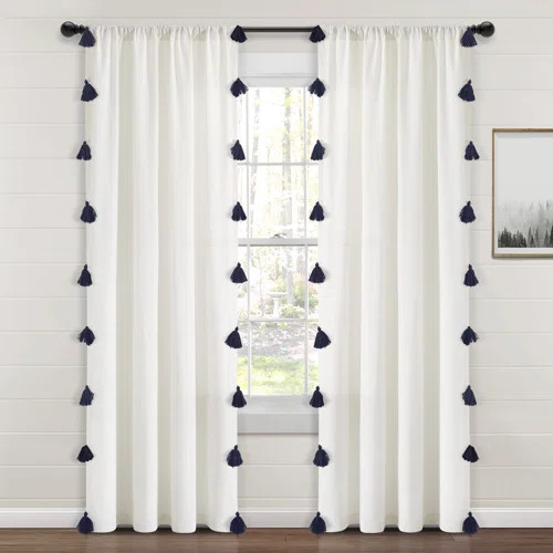 Lush Cotton Blend Sheer Rod Pocket Curtain Panels | Wayfair | Wayfair North America