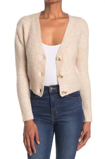 3 Button Cropped Cardigan | Nordstrom Rack
