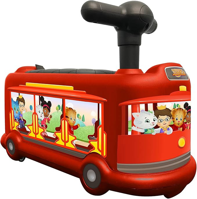Best Ride On Cars Daniel Tiger's Trolley Push Car, Red | Amazon (US)