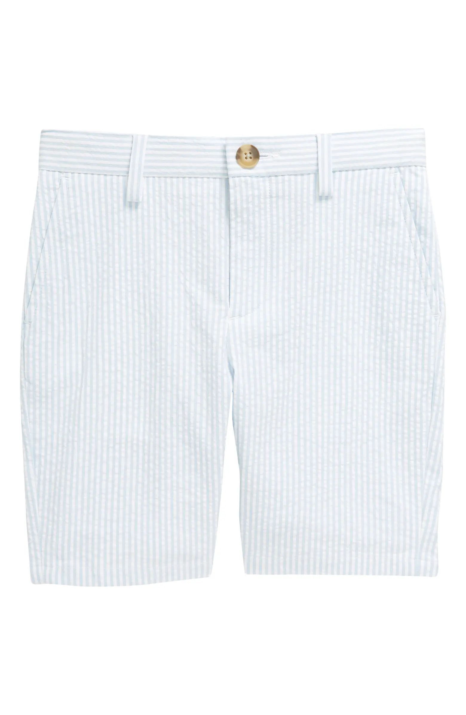 Kids' Stripe Seersucker Shorts | Nordstrom