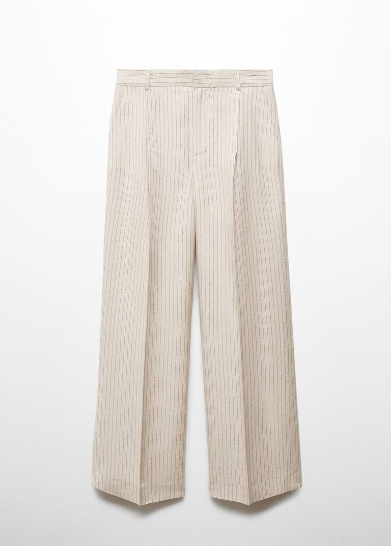 Striped suit trousers | MANGO (UK)