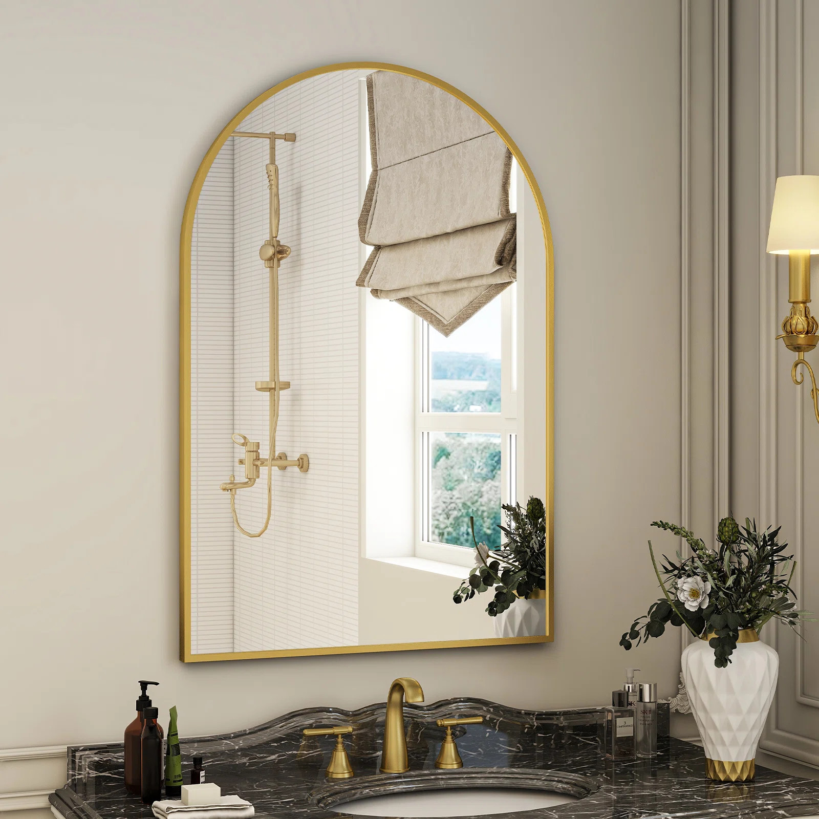 Lilaram Aluminum Flat Mirror | Wayfair North America