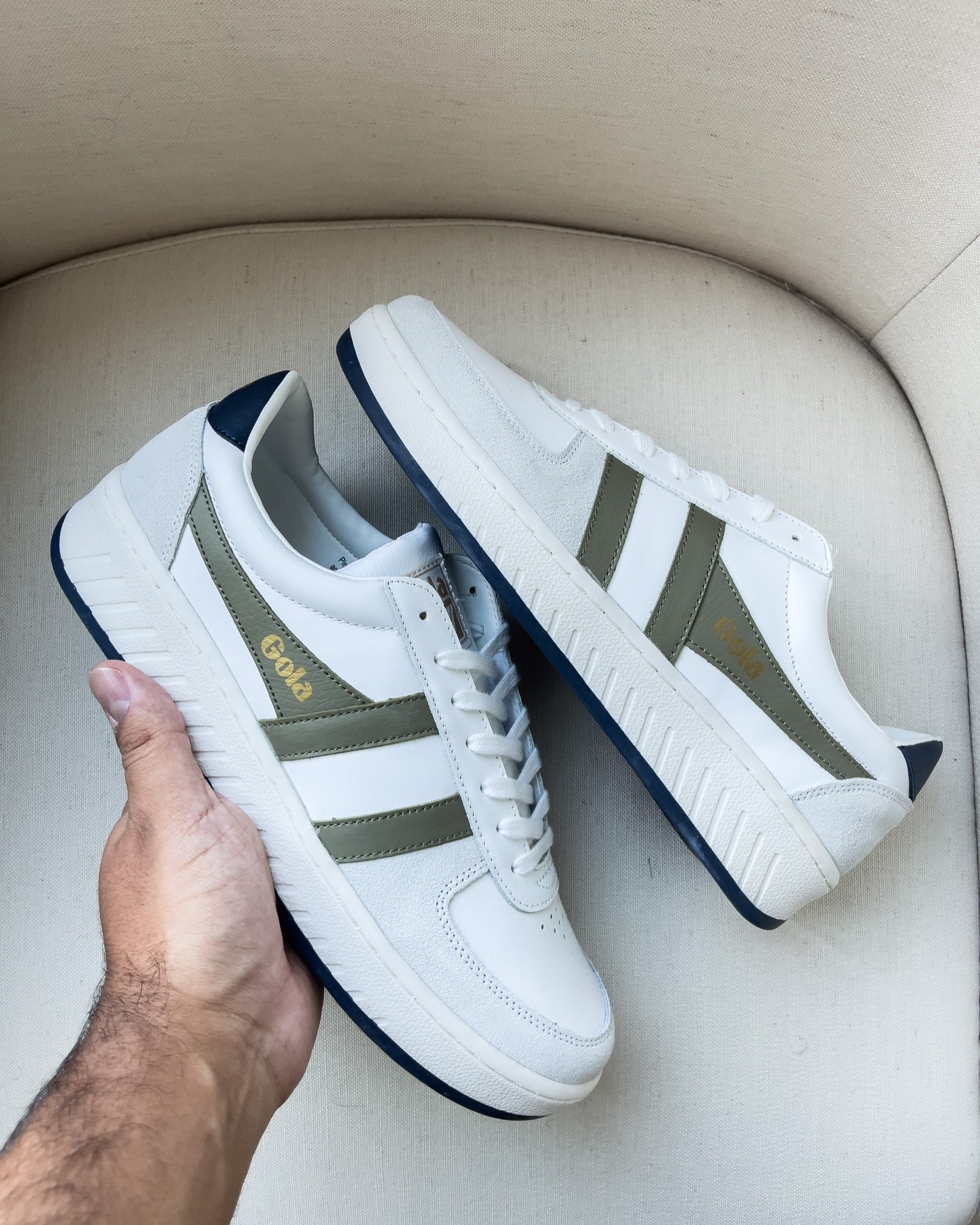 Sneakers for men! These are Gola Sneakers via DSW. Size up one size if feet are wider

#mensfashion #whitesneakers #menssneakers #mensgift

#LTKmens #LTKHoliday #LTKSeasonal