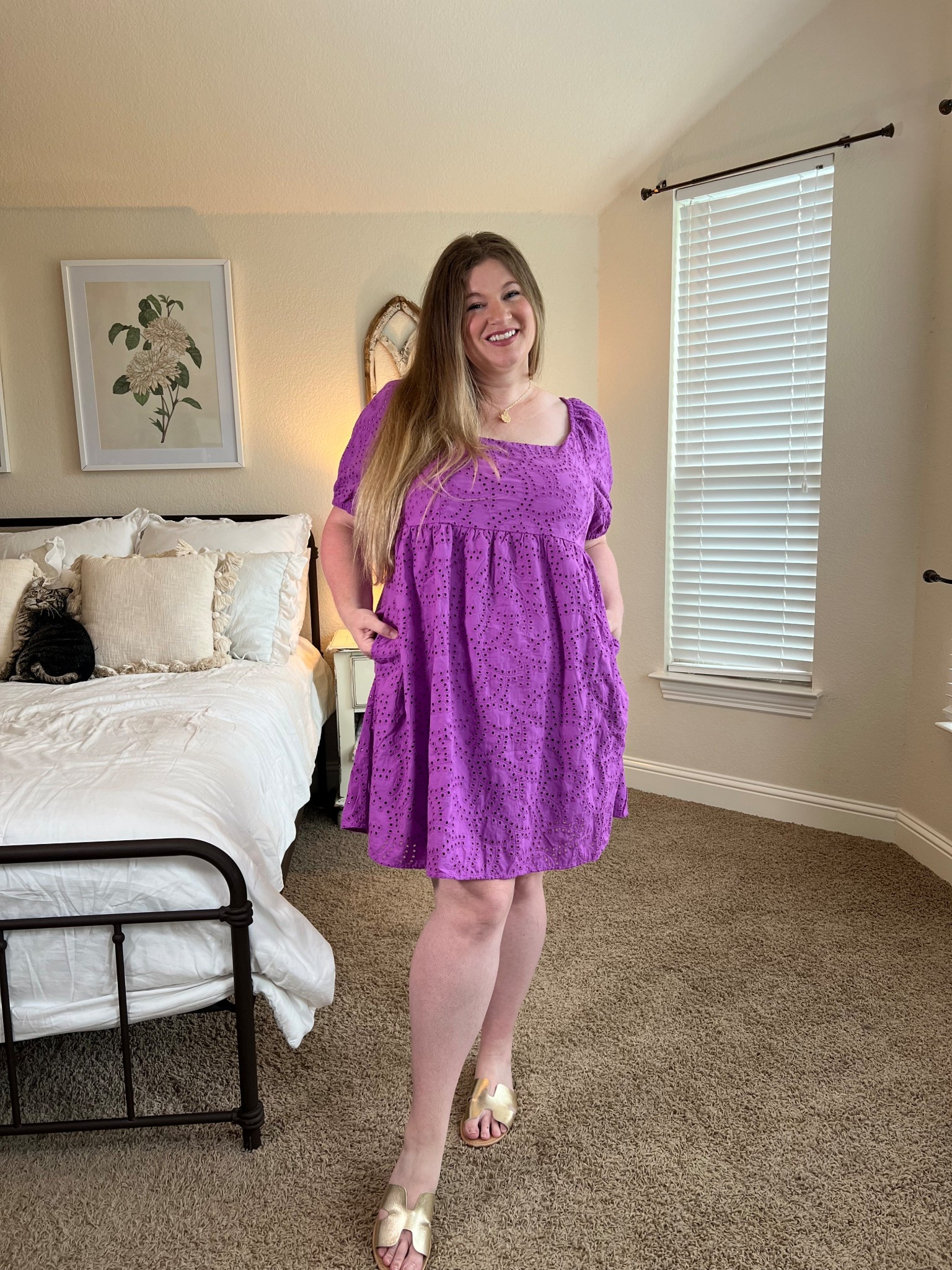 A little purple eyelet dress! Cute, easy, and perfect for everyday  

#LTKPlusSize #LTKFindsUnder50 #LTKSummerEdit