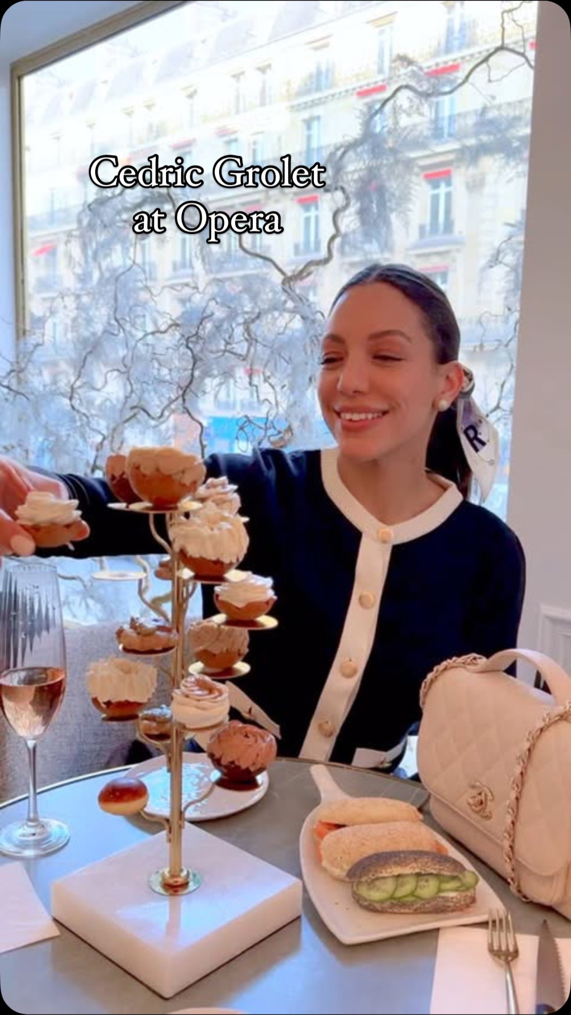 If you’re in Paris and 🍰 pastries, this is one experience you have to book. @cedricgroletopera offers a tasting that you have to reserve and prepay, but trust me, it’s worth it.

Once you arrive, they bring out delicate tea sandwiches and your choice of tea 🫖 or champagne 🍾. The stunning tower is filled with his signature pastries which you’re supposed to indulge in from light to dark flavors. Every single bite is a work of art—flaky, creamy, perfectly balanced flavors. You can tell the level of detail and craftsmanship that goes into everything.

It’s not just a pastry tasting, it’s an experience. The atmosphere, the presentation, the flavors—it all makes for such a special moment. If you’re in Paris 🗼 add this to your list. 📝 You won’t regret it.

#wheresglamdapper #paris #parisbakery #paristravelideas #travelcouple #cedricgrolet #glamdapper