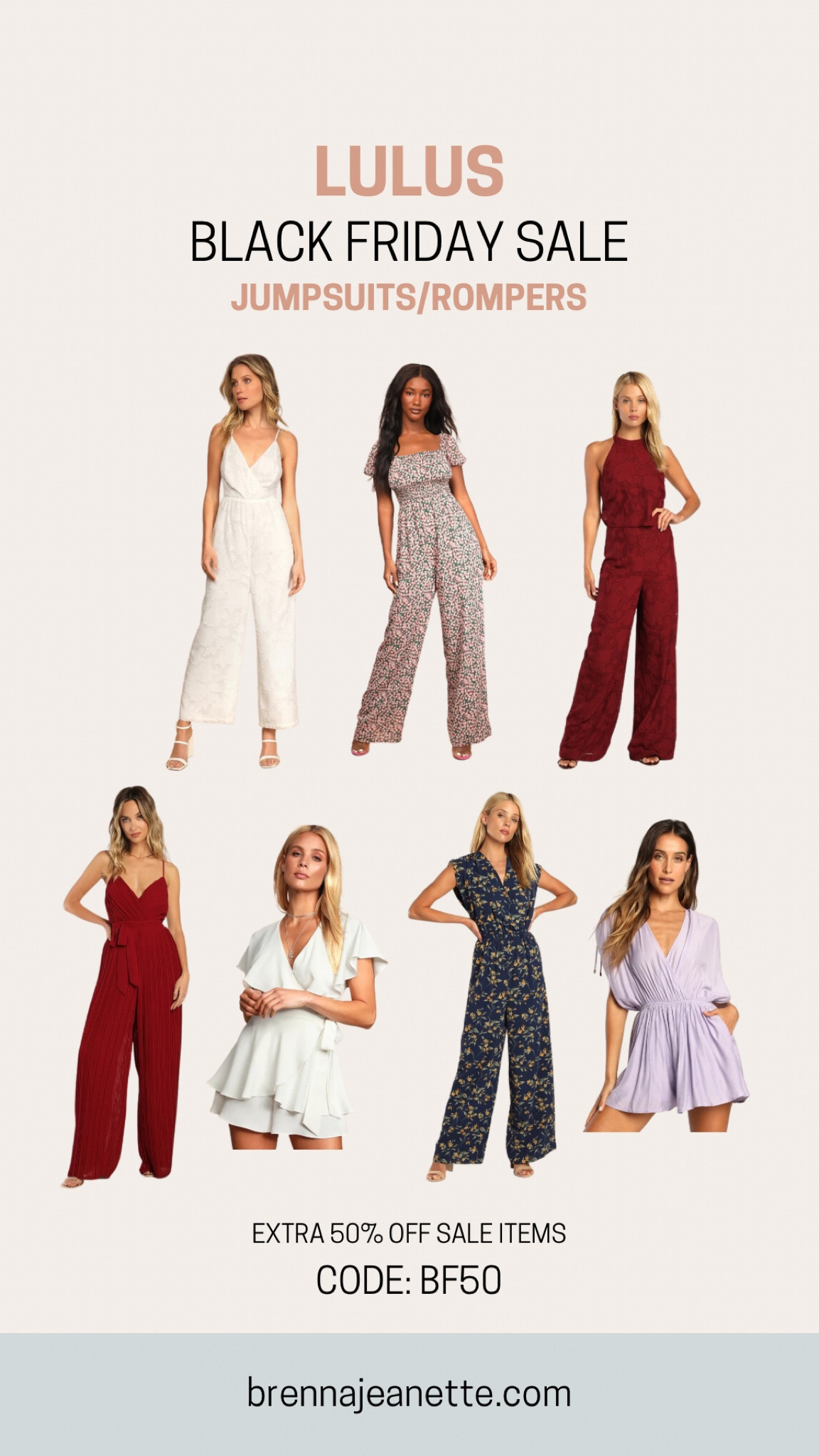 Lulus sale - Rompers & Jumpsuits

White Floral Jumpsuit, Floral Jumpsuit, Burgundy Floral Mock Neck Jumpsuit, Wine Red Pleated Jumpsuit, White Ruffled Backless Skort Romper, Lavender Purple Romper, Bridal Outfit, Christmas Party.

#LTKCyberweek #LTKsalealert #LTKunder50