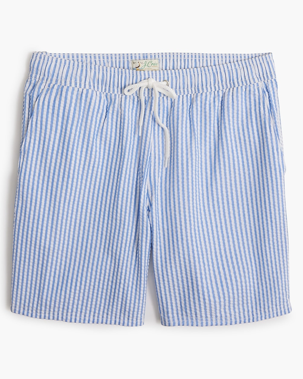 Seersucker 7" swim trunk | J.Crew Factory