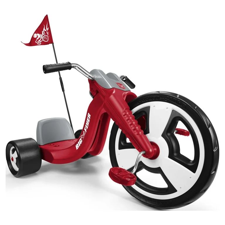 Radio Flyer Big Sport Chopper Tricycle 16 inch Front Wheel, Red, Boys and Girls Tricycle | Walmart (US)
