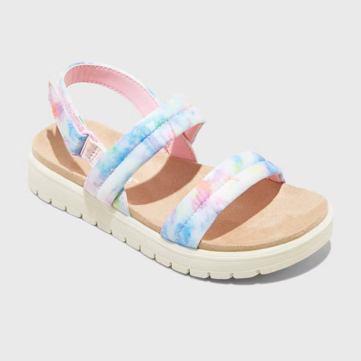 Toddler Girls' Chaya Footbed Sandals - Cat & Jack™ | Target