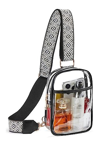 Telena Clear Bag for Stadium Events Women's Clear Purses for Women Stadium Crossbody Bag | Amazon (US)