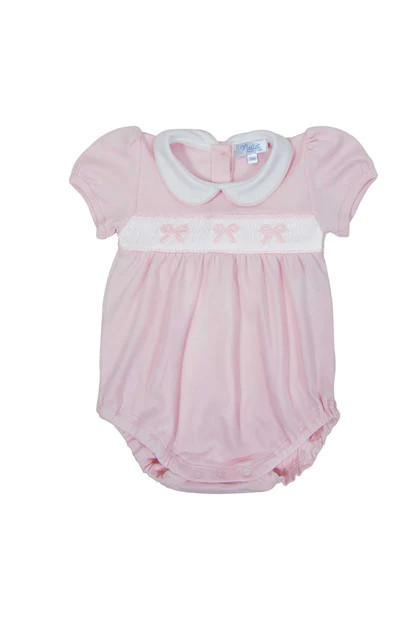Bows Smocked Bubble | The Little Lane Shop