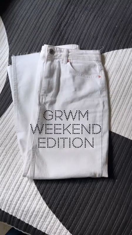 GRWM weekend edition - denim maxi skirt, white sneakers, crop top 

#LTKFind #LTKunder50 #LTKSeasonal