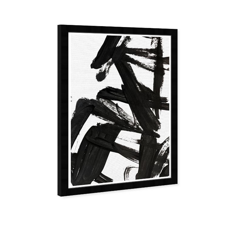 13" x 19" Mindful Always Abstract Framed Wall Art Black - Wynwood Studio | Target