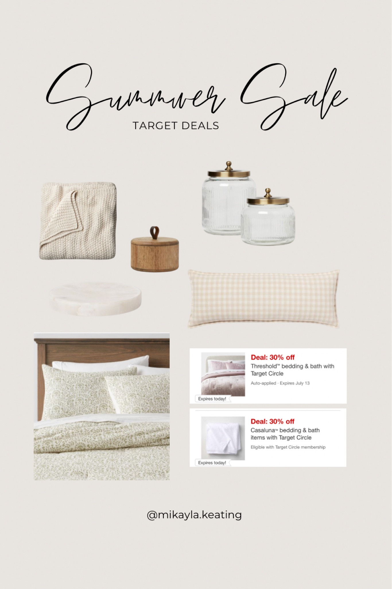 Target Circle Bedding & Bath

Bathroom, bedding, pillow, jar, canister, throw blankett

#LTKSaleAlert #LTKHome #LTKSummerSales