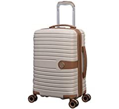 it luggage Encompass 21" Hardside Carry-On 8 Wheel Expandable Spinner, Cream | Amazon (US)