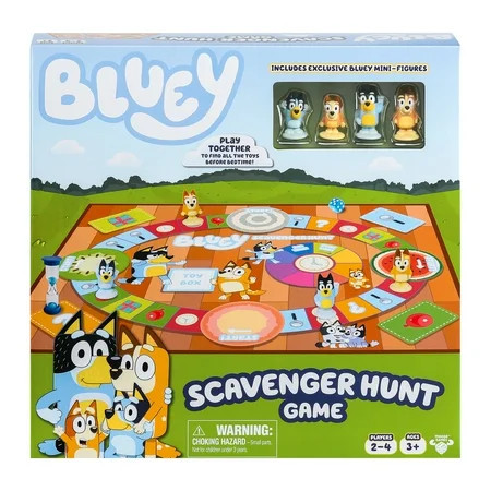 Bluey Scavenger Hunt Game, A Fun Board Game Full of Fun Activities, Ages 3+ | Walmart (US)