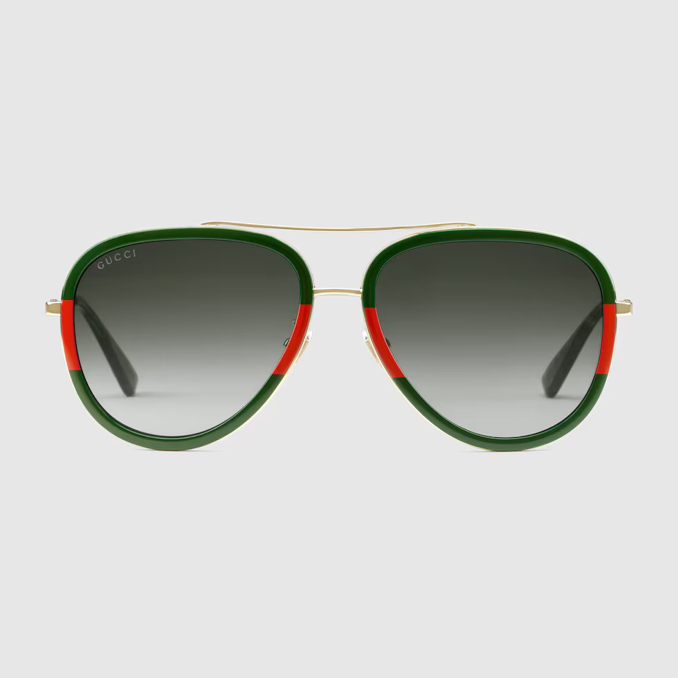 Aviator metal sunglasses | Gucci (US)