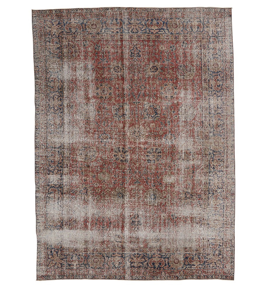 Large Vintage Distressed Rug from Iran | Rejuvenation