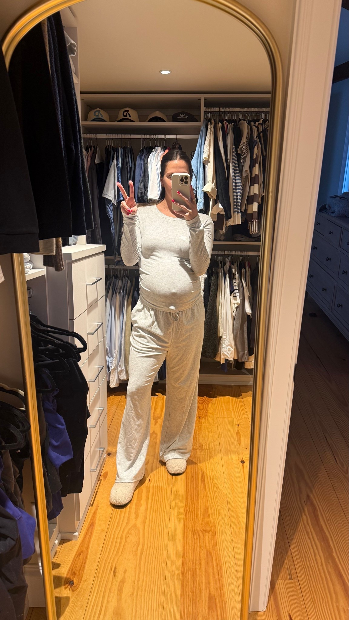 The comfiest set!!! Wearing a medium 