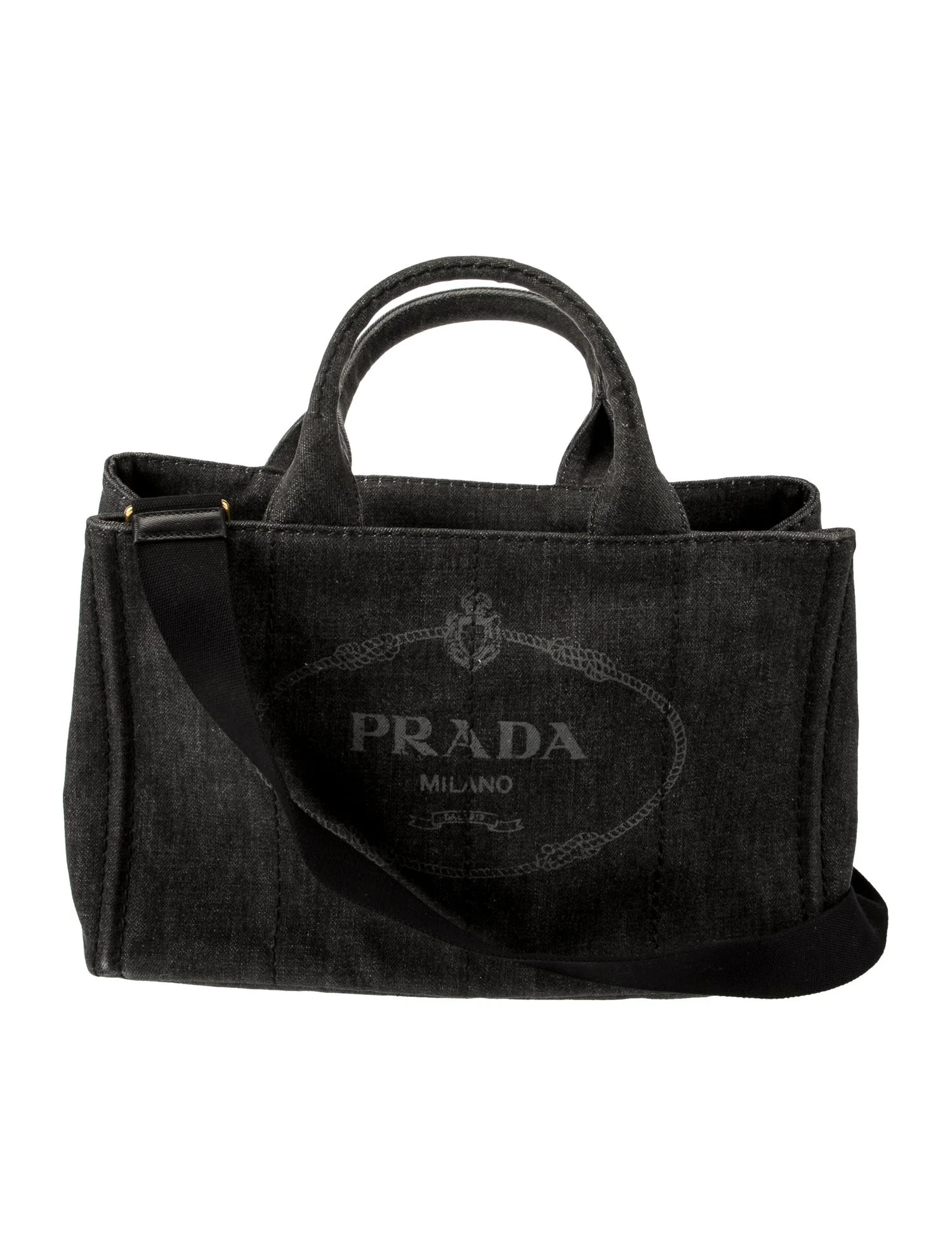 Denim Logo Tote | The RealReal