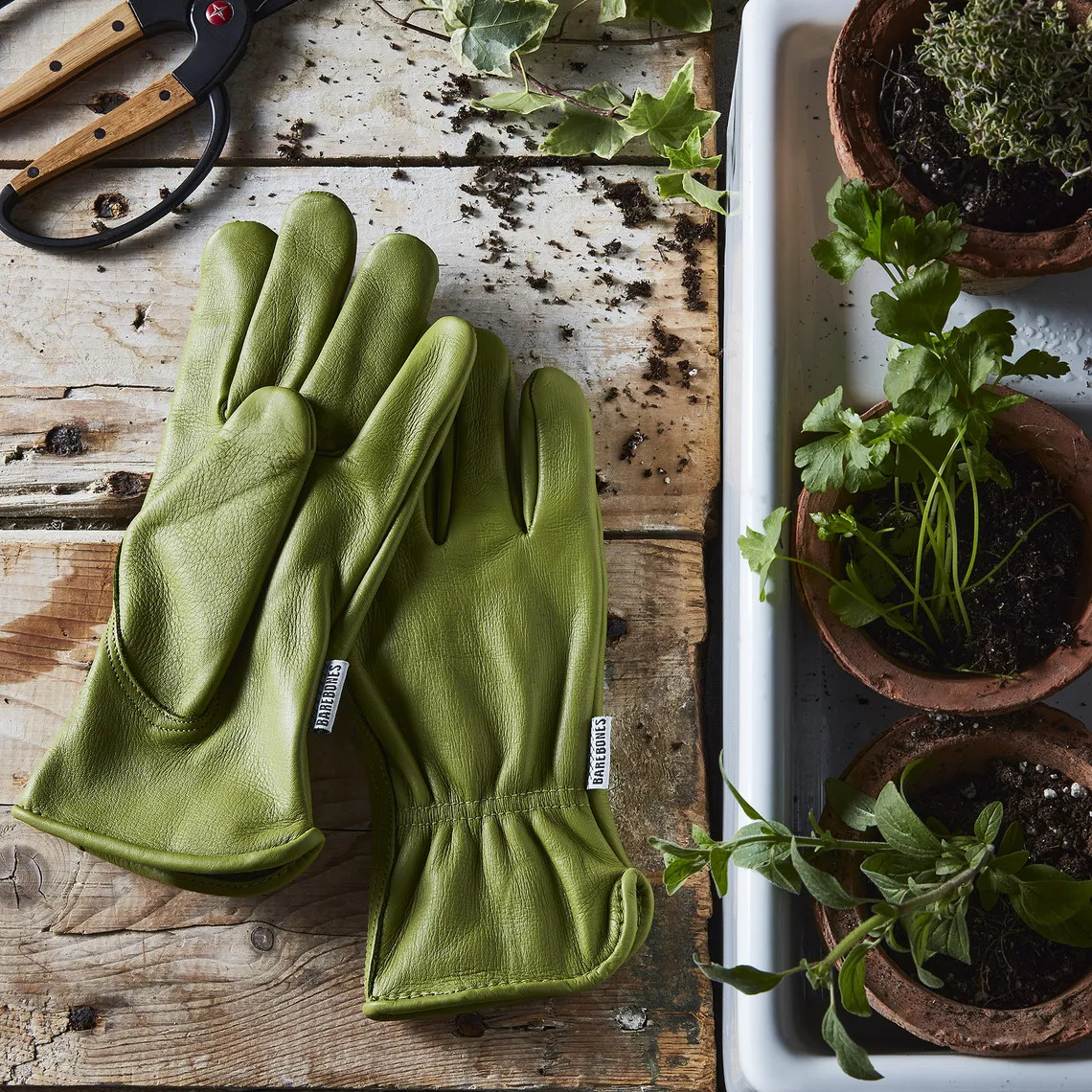 Barebones Living Classic Leather Work Gloves | Food52