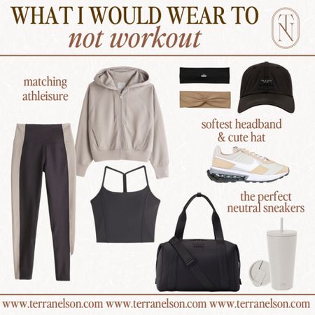 Athleisure in neutral colors! Matching sets, hoodie,neutral shoes, workout outfit, comfy outfit, hiking outfit, travel day outfit 

#LTKfit #LTKunder50 #LTKunder100