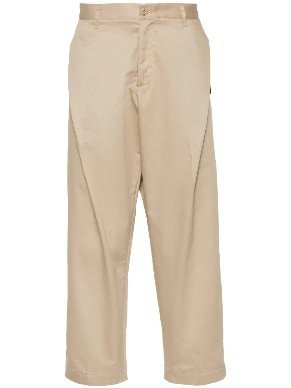 logo-patch chino trousers | Farfetch Global