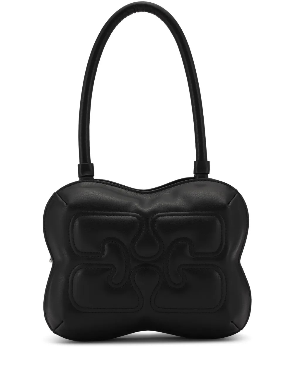GANNI Butterfly Leather Shoulder Bag - Farfetch | Farfetch Global