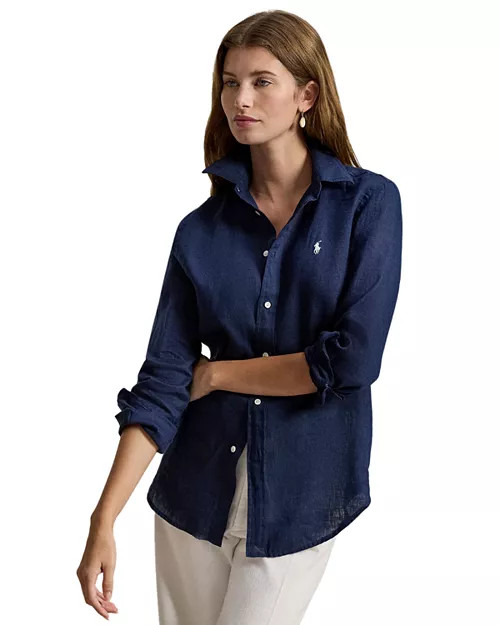 Classic Fit Linen Shirt | Bloomingdale's (US)