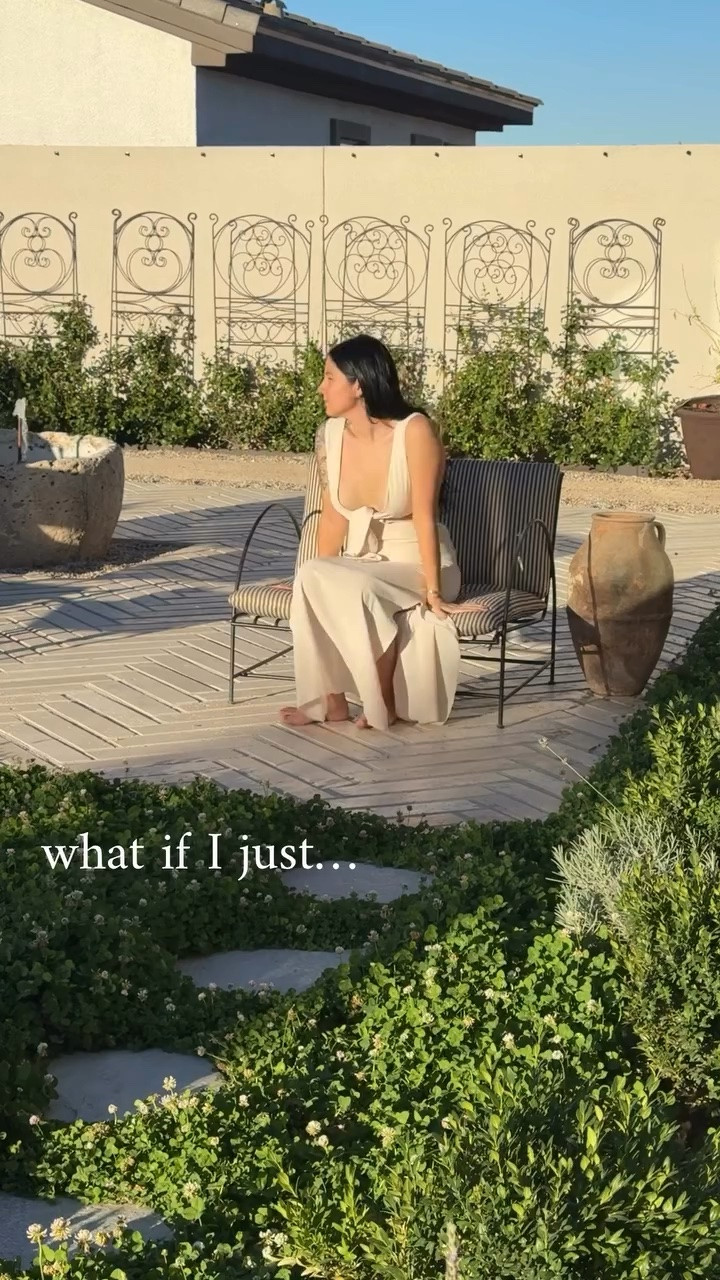 the feminine urge to install sod 8 months pregnant while my husband is out of town so I can frolic in the clover now that my nauseas gone 

replaced porcelain tiles with quartzite flagstone to create a whimsy walk walk