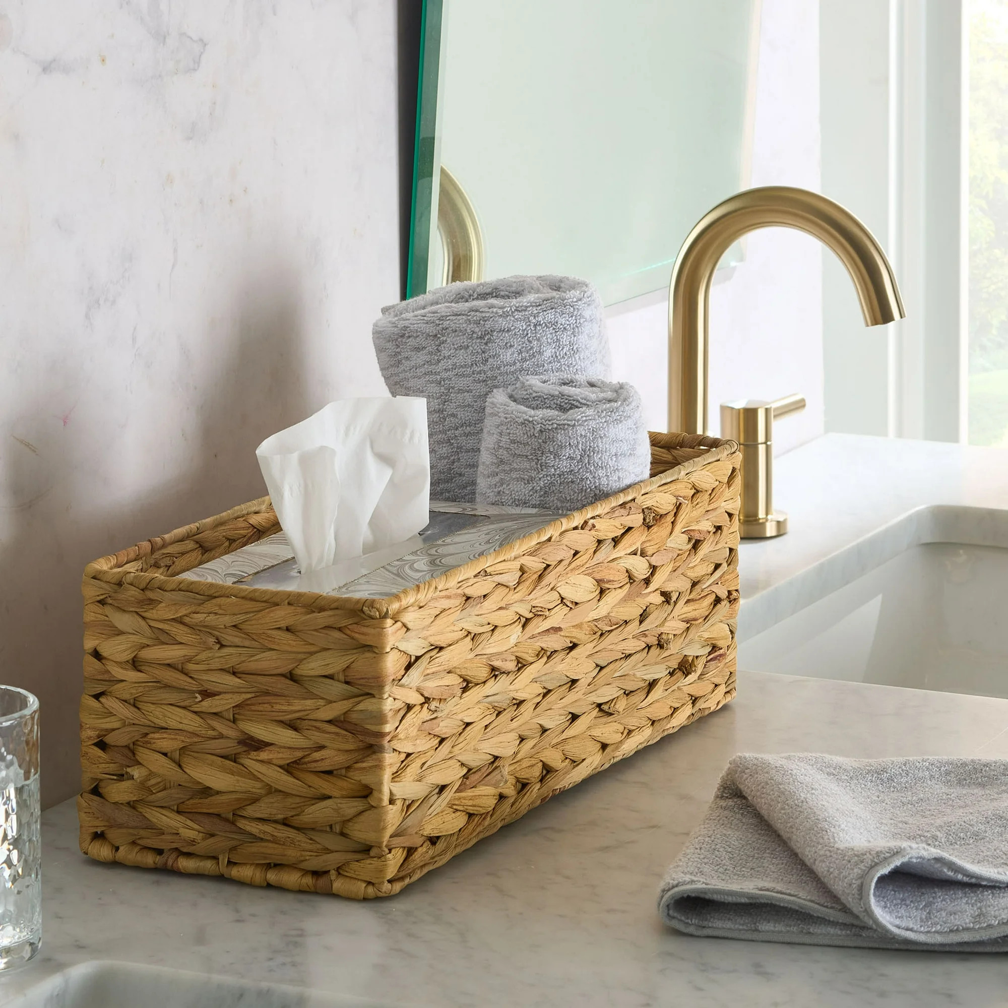 Better Homes & Gardens Brown Hyacinth Organizer Basket | Walmart (US)