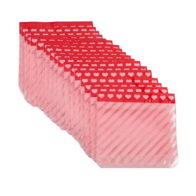 Cook With Color 20pk Zip Top Treat Bags Striped Print | Target