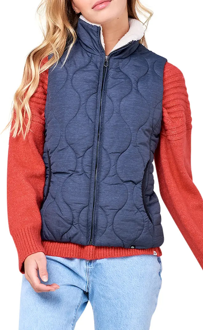 Rip Curl Anoeta Water Repellent Quilted Vest | Nordstrom | Nordstrom