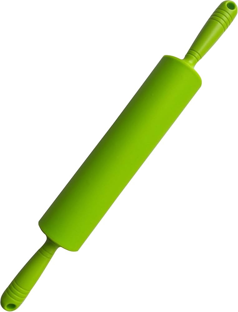 Better Houseware green Silicone Rolling Pin, Lime Green | Amazon (US)