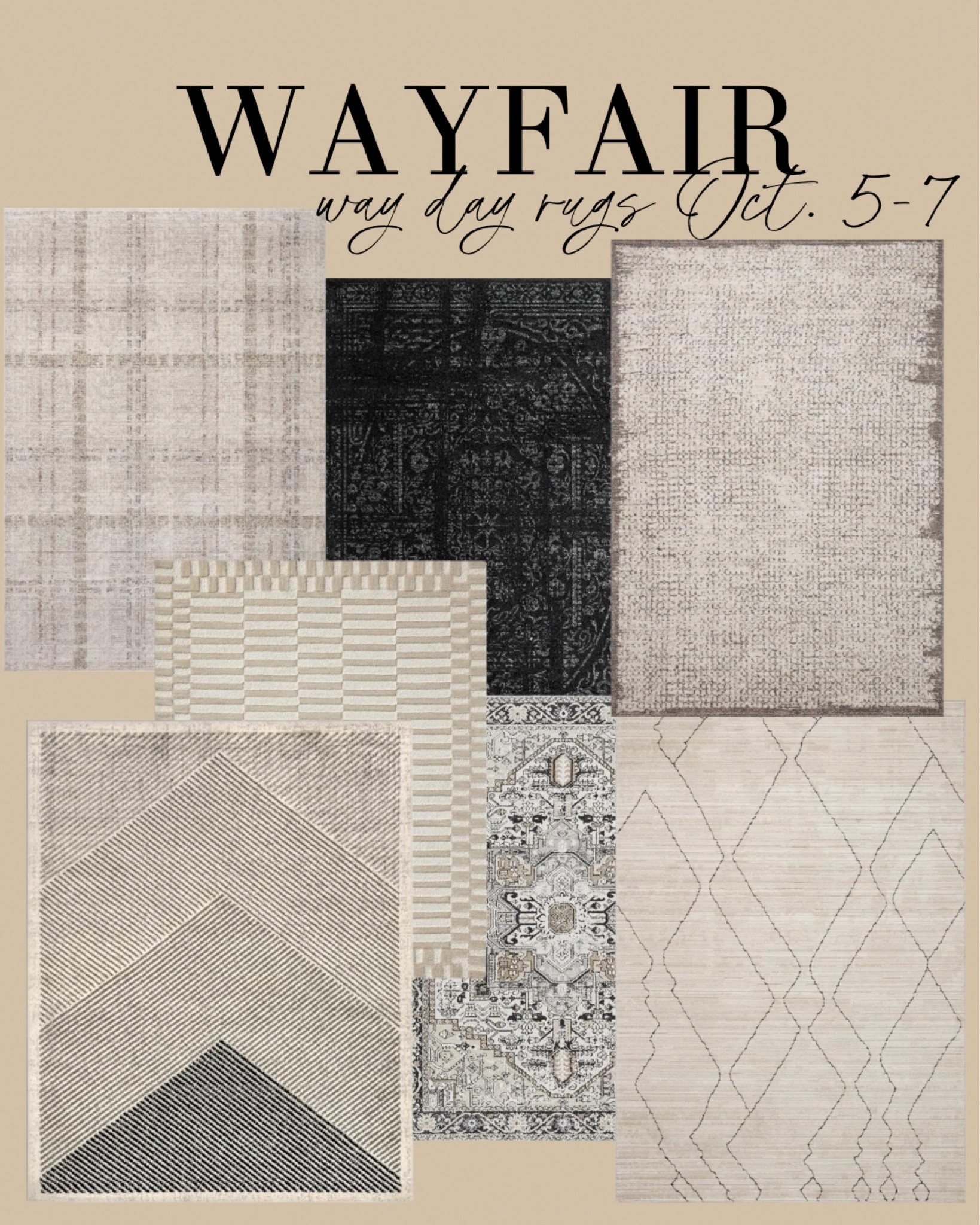 Wayfair Way Day Deals Oct. 5th-7th. Area rugs for the home. 

#LTKSaleAlert #LTKHome