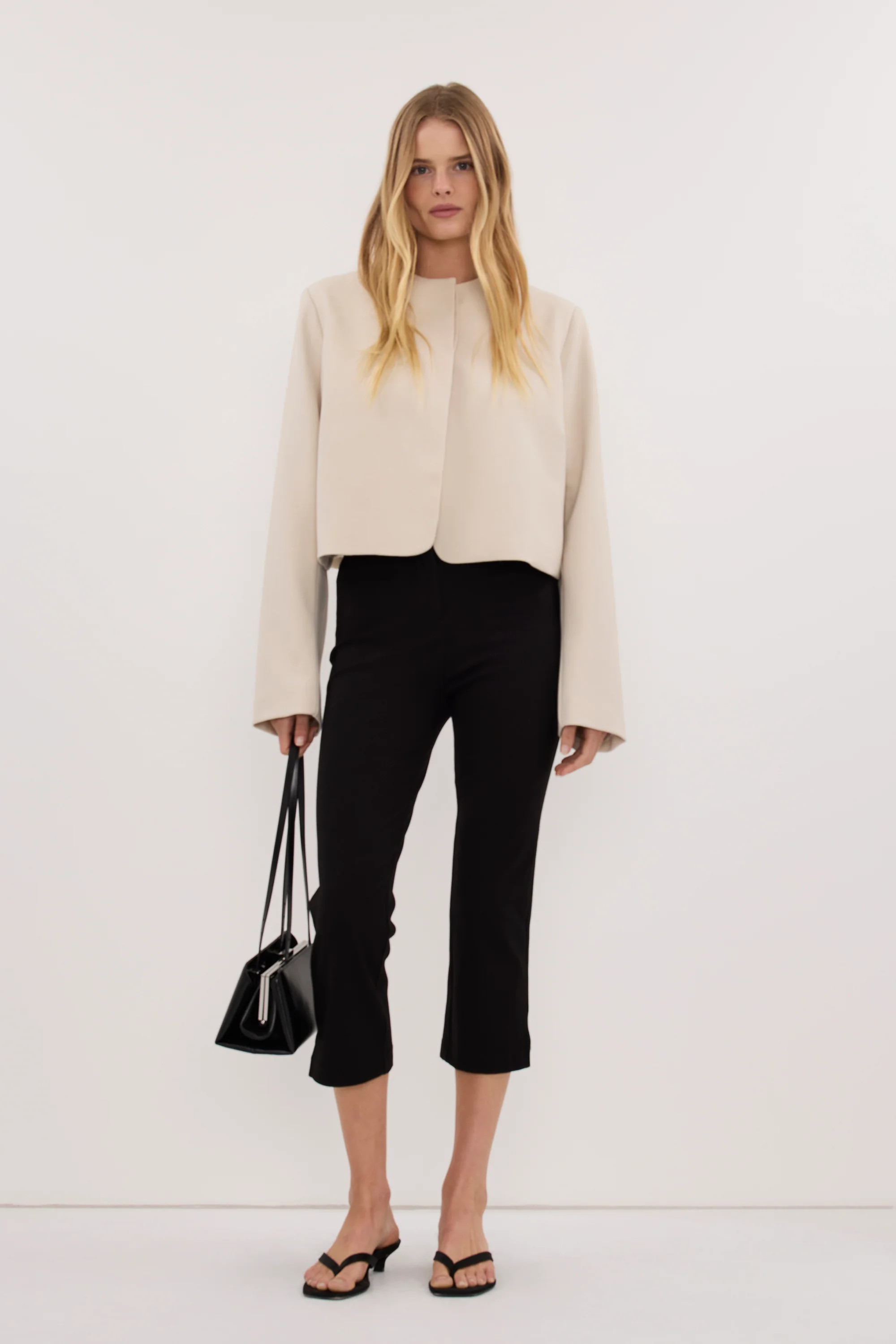 CYRUS BONE CROPPED BLAZER | DISSH