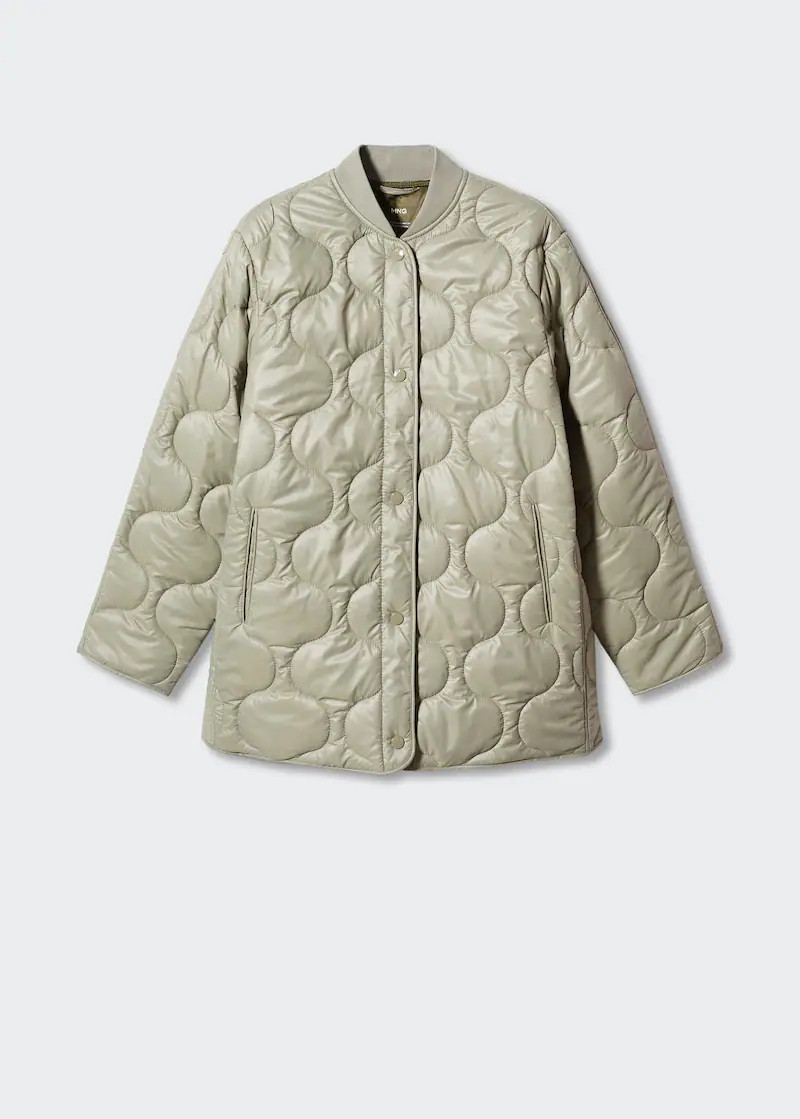 Light quilted anorak -  Women | Mango USA | MANGO (US)