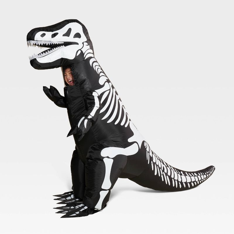 Adult Inflatable Skeleton Dinosaur Halloween Costume One Size - Hyde & EEK! Boutique™ | Target