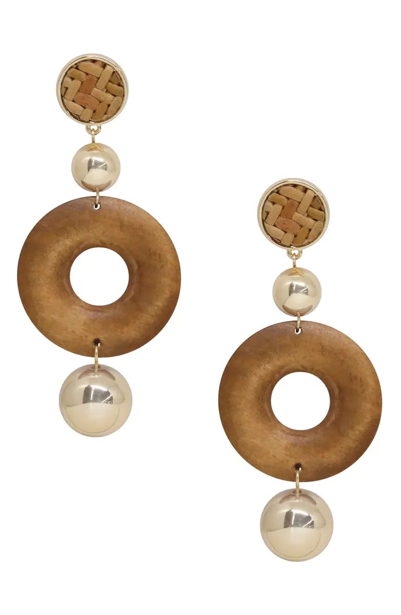 Ettika Wood Drop Earrings | Nordstrom | Nordstrom