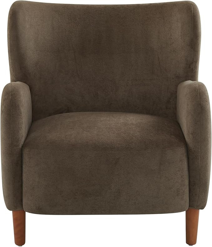 Christopher Knight Home Dolly Mid-Century Modern Velvet Upholstered Wingback Club Chair, Living R... | Amazon (US)