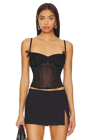 LIONESS Iconic Cami in Onyx from Revolve.com | Revolve Clothing (Global)