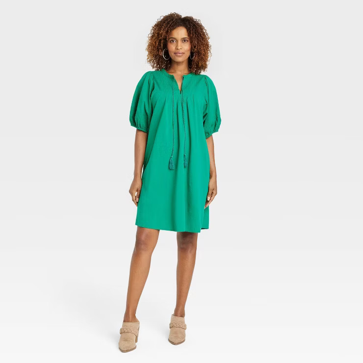 Women's Short Sleeve A-Line Dress - Knox Rose™ | Target