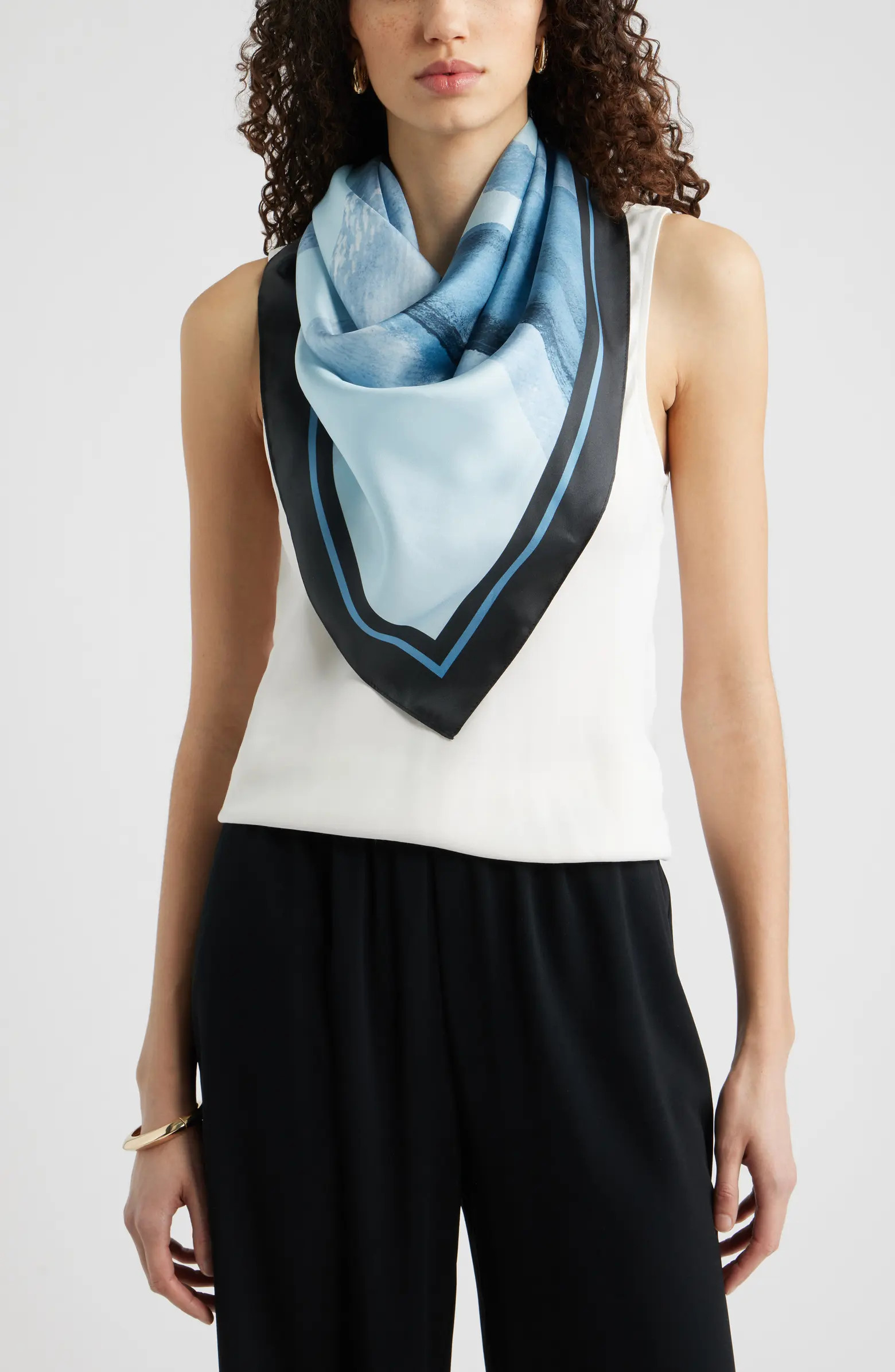 Printed Square Silk Scarf | Nordstrom