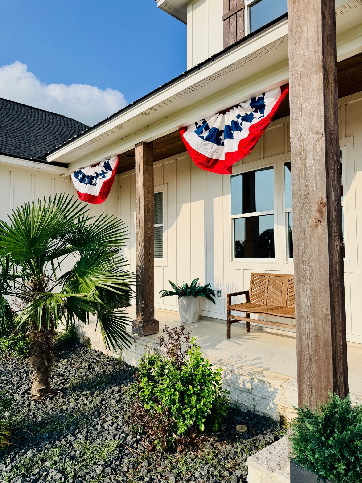 Bunting flags are up! 👏🏻 🇺🇸

#porchdecor #summer #MemorialDay #patriotic decor #amazonhome

#LTKmomlife #LTKHome #LTKSeasonal