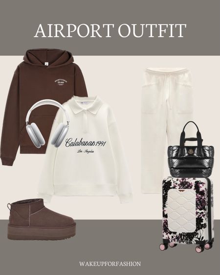 Neutral comfy airport outfit!

#LTKtravel #LTKstyletip #LTKeurope