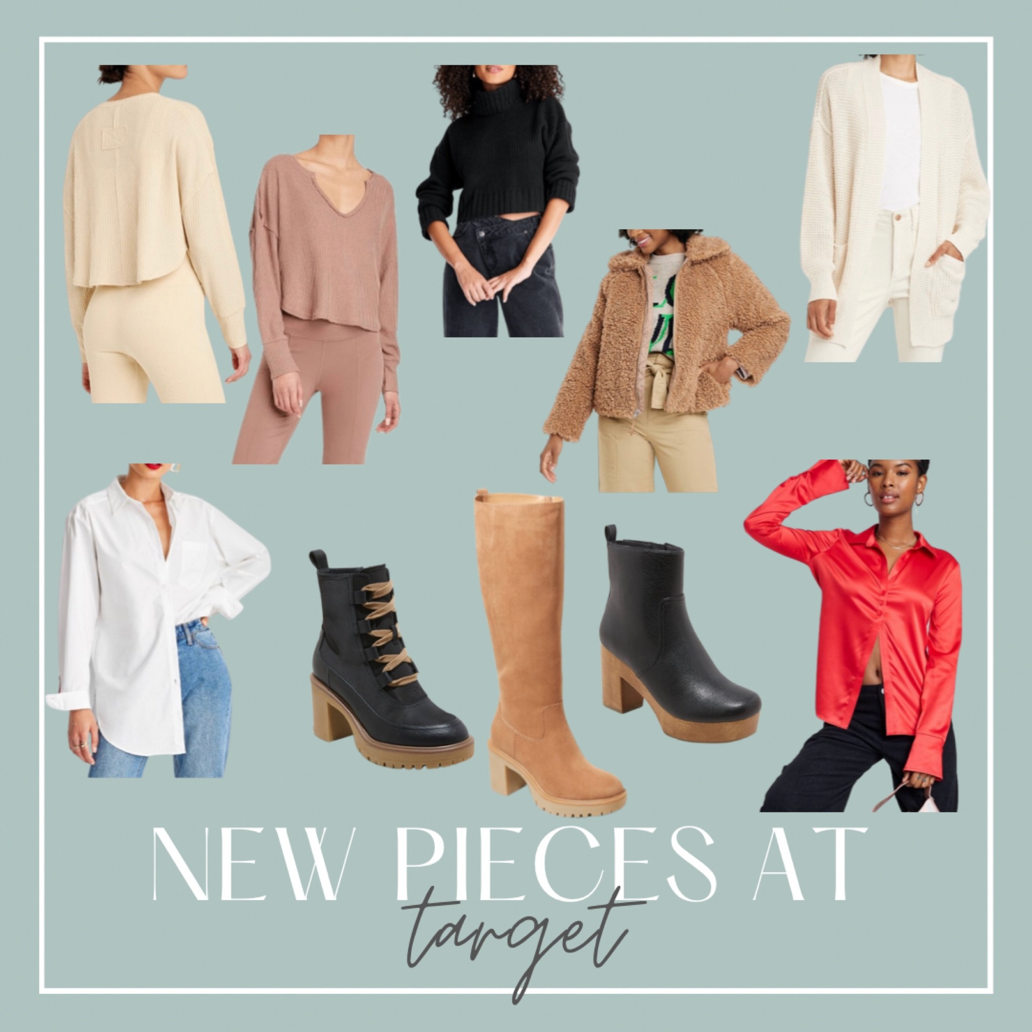 Top target picks this week! Simple, cozy fall fashion. Waffle knits, fall boots, cardigans and more! 

#LTKSeasonal #LTKstyletip #LTKunder50