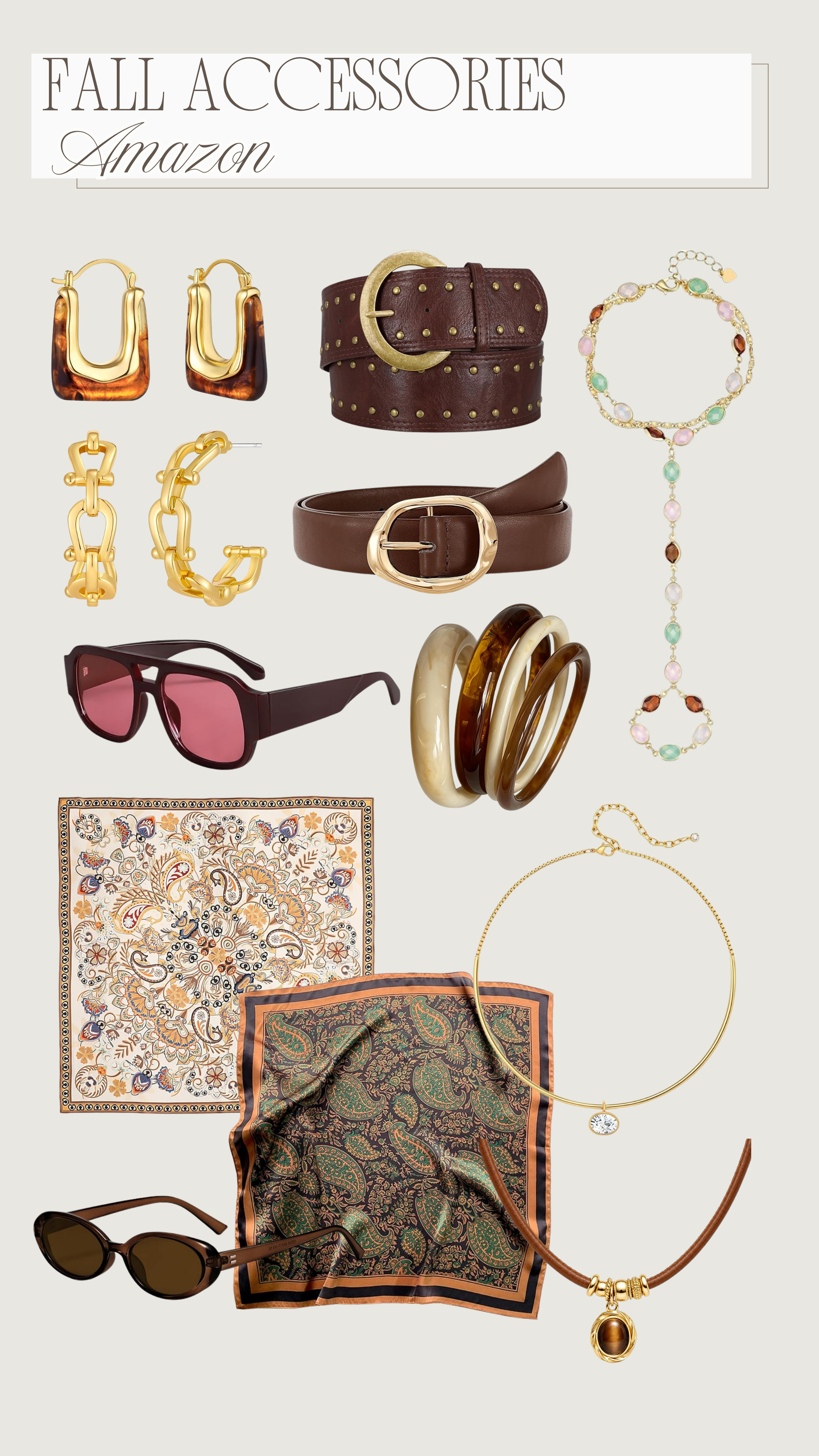 amazon has the best fall accessories! obsessed with everything!

fall outfits, jewelry, scarf 

 #LTKgrwm #LTKootd