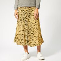 Whistles Women's Animal Print Midi Skirt - Cream/Multi | The Hut (UK)