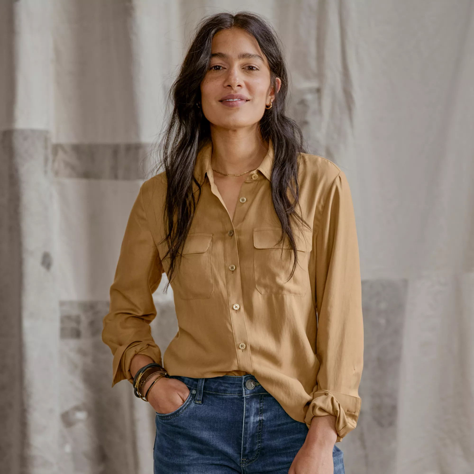 Washable Silk Long-Sleeved Shirt | Orvis (US)